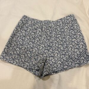 Madewell cotton floral shorts